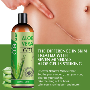 <span class=keywords><strong>Gel</strong></span> de <span class=keywords><strong>Aloe</strong></span> <span class=keywords><strong>Vera</strong></span> al por Mayor, Calmante e Hidratante para Rostro, Piel y <span class=keywords><strong>Cabello</strong></span>, Cuidado Post-Solar, OEM ODM - Product Image 3