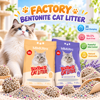 Litière pour chat en bentonite en vrac 8KG 99,5% sans poussière Arena Para Gato Bentonita pour commandes de distributeurs