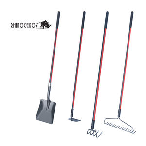 Herramienta de Jardinería al por Mayor, Cómoda y Ergonómica, Mango de Fibra de Vidrio con Recubrimiento en Polvo, <span class=keywords><strong>Azada</strong></span> de Acero al Carbono, <span class=keywords><strong>Azada</strong></span> <span class=keywords><strong>Holandesa</strong></span> para Jardín - Product Image 1