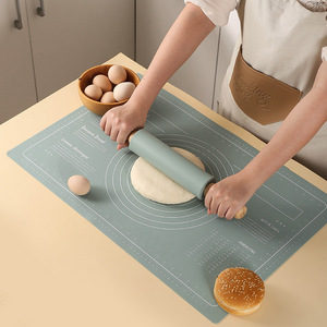 <span class=keywords><strong>Tapis</strong></span> en <span class=keywords><strong>silicone</strong></span> de qualité alimentaire et rouleau à pâtisserie <span class=keywords><strong>pour</strong></span> la cuisson, <span class=keywords><strong>tapis</strong></span> de pétrissage épaissi <span class=keywords><strong>pour</strong></span> usage domestique, ensemble de planches à pâtisserie antiadhésives - Product Image 4