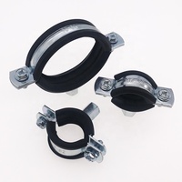 Nouveaux clips métalliques ronds 2026 pour cantonnières, boulons M8+M10, attaches pour tuyaux et tubes, colliers de serrage en caoutchouc EPDM