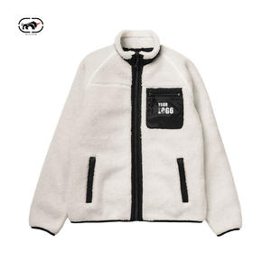 Veste manteau polaire d'extérieur d'hiver personnalisée à la mode fermeture éclair complète fabricant de veste polaire Sherpa pour hommes - Product Image 1