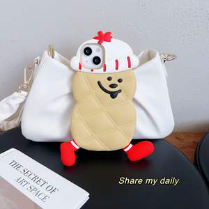 Funda de silicona divertida y peculiar con diseño de hombre cacahuete para <span class=keywords><strong>iPhone</strong></span> 14 Pro, <span class=keywords><strong>iPhone</strong></span> 13, <span class=keywords><strong>iPhone</strong></span> 12, <span class=keywords><strong>iPhone</strong></span> 11, <span class=keywords><strong>iPhone</strong></span> <span class=keywords><strong>XR</strong></span>, nueva. - Product Image 2