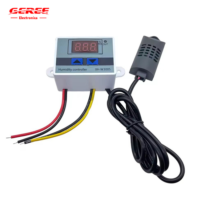 W3005 Digital LED Temperature Controller 12V/24V/220V Humidity Sensor Controller 120W/240W/1500W High Precision 0.1 Degree