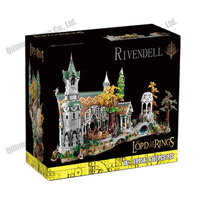 Compatible legoings 10316 The Lord of the Rings: Rivendell building blocks for children's educational toys Christmas gifts