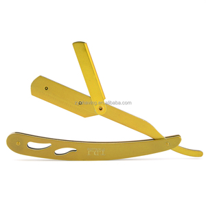Navaja de Afeitar Recta de Acero Inoxidable ZY, Navaja de un Solo Filo para Barbería y Salón, Cuchillo Plegable para Uso Doméstico - Product Image 4