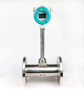 Propano Biogas Lugbztemperature y presión Vortex Precession Flow Meter vapor sobrecalentado general gas líquido caudalímetro