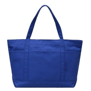 Bolsos de lona de moda al por mayor con cremalleras, forro de poliéster, múltiples bolsillos, asas de cuerda, duraderos, bolsos de un solo hombro, China - Product Image 1