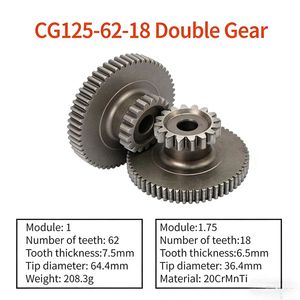 Engranaje de Piñón del Sistema de Transmisión de Motocicleta DUOGAO CG125 con Rodillo de Agujas 62-18, Disco de Arranque de Embrague Unidireccional de Acero al por Mayor - Product Image 4