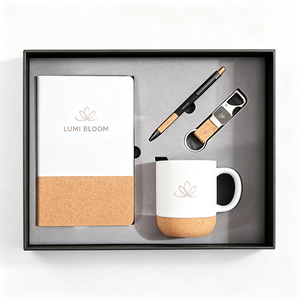 3 Piece Corporate Gift Set Including Journal Notebook Coffee Mug Pen Custom Logo Promotional <b>Merchandise</b> For Companies - Product Image 1
