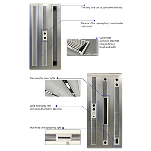 Rejilla de <span class=keywords><strong>Aire</strong></span> <span class=keywords><strong>Lineal</strong></span> Flexible Personalizada para <span class=keywords><strong>Aire</strong></span> <span class=keywords><strong>Acondicionado</strong></span> Central, Rejilla/<span class=keywords><strong>Difusor</strong></span> de <span class=keywords><strong>Aire</strong></span> Integrado con LED e Iluminación para Vestíbulo - Product Image 5