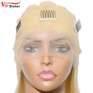 Vente en gros 100% perruque de cheveux Remy bruts non transformés Supreme 613 avec des styles droits de dentelle transparente - Product Image 5