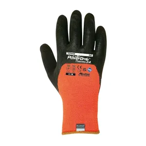 Guanti Towa - 347 8/M Power Grab Thermo 3/4 - Colore: Arancione fluo / Marrone scuro - Guanti da lavoro consigliati - Product Image 1