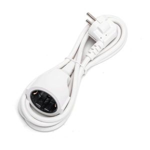 Cable de Extensión de 2 Metros con Enchufe Blanco - Product Image 2