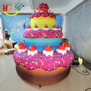 Fiesta de cumpleaños Decoración Publicidad Pastel <span class=keywords><strong>Inflable</strong></span> Pastel Publicidad <span class=keywords><strong>Inflable</strong></span> - Product Image 3