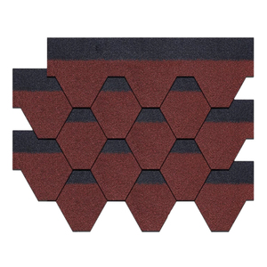 Vente directe d'usine personnaliser les couleurs bardeaux d'asphalte couvertures de toiture bardeaux d'asphalte imperméables pour les matériaux de construction - Product Image 1