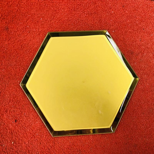 <span class=keywords><strong>Miroir</strong></span> mural hexagonal argenté <span class=keywords><strong>bronze</strong></span> <span class=keywords><strong>fumé</strong></span>, <span class=keywords><strong>miroir</strong></span> décoratif mural - Product Image 6