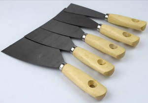 Nhà máy sản xuất nóng bán Chất lượng cao sơn Putty dao với 90mm liễu gỗ xử lý thép carbon <span class=keywords><strong>scraper</strong></span> - Product Image 2