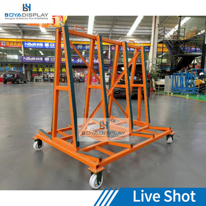 Bán buôn tải 1.5-2 tấn 2.5 Meter Glass Granite lưu trữ giỏ hàng đá <span class=keywords><strong>slab</strong></span> Giao thông vận tải một khung Giá xe đẩy kệ đứng - Product Image 6