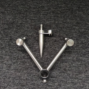 Adaptador de Nivel de Burbuja para Poste de Prisma de Acero Inoxidable Duradero con Soporte para Trípode para Topografía de Campo - Product Image 3