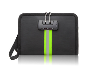 Chống cháy túi tiền với khóa dây kéo chống cháy sợi thủy tinh chịu nước cho lưu trữ an toàn của tiền mặt điện thoại di động phím thẻ tín dụng - Product Image 1