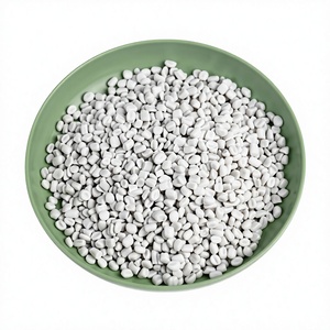 Granulés blancs de masterbatch de remplissage CaCO3 à haute teneur pour la modification des plastiques PE et PP - Product Image 1