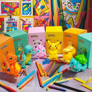 Prêt à expédier : Jouet boîte mystère Monstre de dessin animé, Mini figurine anime personnalisée pour décoration de gâteau, cadeau d'<span class=keywords><strong>anniversaire</strong></span> et décoration de fête pour enfants - Product Image 2