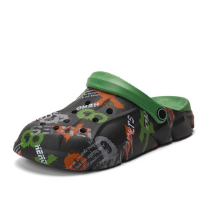Outdoor Beach Shoes <b>Closed</b> <b>Toe</b> Buckle Sandals Thick Soled Breathable Men Summer Wear EVA Outsole 4Cm <b>Heel</b> Height - Product Image 5