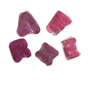 Смешные фруктовые Твердые конфеты в форме письма конфеты сочные индивидуальные конфеты для детей