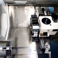Petite machine combinée tour-fraiseuse CK46P, machine de fraisage CNC 2 axes