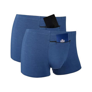 Calzoncillos Bóxer Exclusivos HAGO con Bolsa Avanzada para Hombre, Transpirables, Antideslizantes, con Bolsa con Cierre - Product Image 3