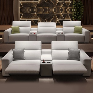 Villa High-End Home Theater Sectional <strong>Sofa</strong> Private Audio-Visual Room Electric Cinema Hall <strong>Function</strong> Luxury <strong>Sofa</strong> - Product Image 1