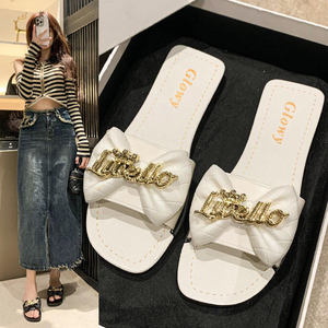 Sandales plates respirantes d'été pour femmes 2026, style mule à bout ouvert avec semelle en PVC - Product Image 5