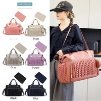 Sac à dos multifonctionnel et tendance en nylon grande capacité pour maternité et poussette, idéal pour les sorties transfrontalières