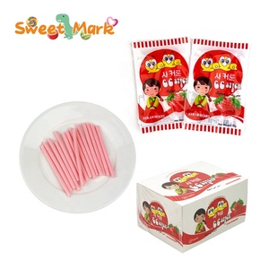 Palitos <span class=keywords><strong>de</strong></span> Caramelo con Sabor a Fresa <span class=keywords><strong>de</strong></span> Alta Calidad, Halal, Ácidos y Dulces - Product Image 1