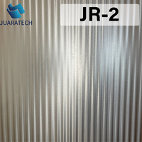 JUARATECH UV-Schutz 3d Reeded Glass Film Frosted Dekorative Privatsphäre Fenster folien für Badezimmer Büro