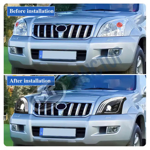 Adapté pour la modification des phares du Prado FJ120 2003-2009, modification des phares style Maybach. - Product Image 2