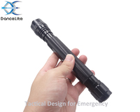 Lampe torche tactique OEM Long Shot 501D CLSNM1.TG 10W à lumière blanche, lampes de poche d'extérieur, lampe de chasse Linterna (2x18650)