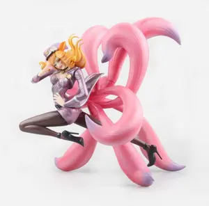 Figura de ação de menina sexy, figura personalizada de fábrica 9 tails foxes de anime para exibição