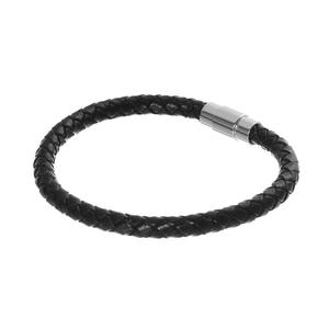 <span class=keywords><strong>Bracciale</strong></span> in vera <span class=keywords><strong>pelle</strong></span> Vintage di alta qualità in acciaio inossidabile 316L con chiusura a calamita per uomo <span class=keywords><strong>donna</strong></span> - Product Image 6