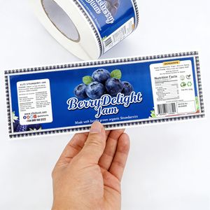 Etiquetas de Vinilo Impermeables con Logotipo Personalizado para Frascos de <span class=keywords><strong>Especias</strong></span>, Envases de Mantequilla de Maní - Product Image 2