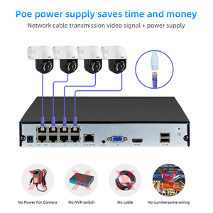 4CH ngoài trời cctv hệ thống wifi an ninh máy ảnh 4MP PoE ngoài trời máy ảnh NVR Hệ thống 4k CCTV Hệ thống camera cho nhà giám sát Kit - Product Image 6