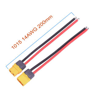 Cavo di alimentazione XT60 con connettore Amass XT60 <span class=keywords><strong>maschio</strong></span>/femmina, 14AWG, 20cm, cavo XT60H - Product Image 3