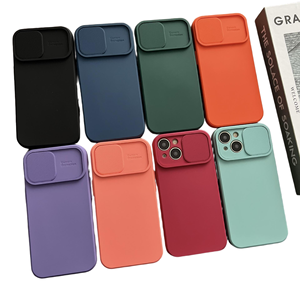 Custodia Protettiva di Lusso in Silicone TPU per <span class=keywords><strong>iPhone</strong></span> 16 16e 15 14 <span class=keywords><strong>13</strong></span> 12 11 Pro Max X XS XR 7 8 Plus <span class=keywords><strong>Mini</strong></span> Pro con <span class=keywords><strong>Protezione</strong></span> Scorrevole per <span class=keywords><strong>Fotocamera</strong></span> - Product Image 1