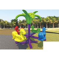 Chaises pivotantes pour enfants à huit places, manège amusant, équipement d'amusement extérieur pour l'école, couleur personnalisée, garantie d'un an