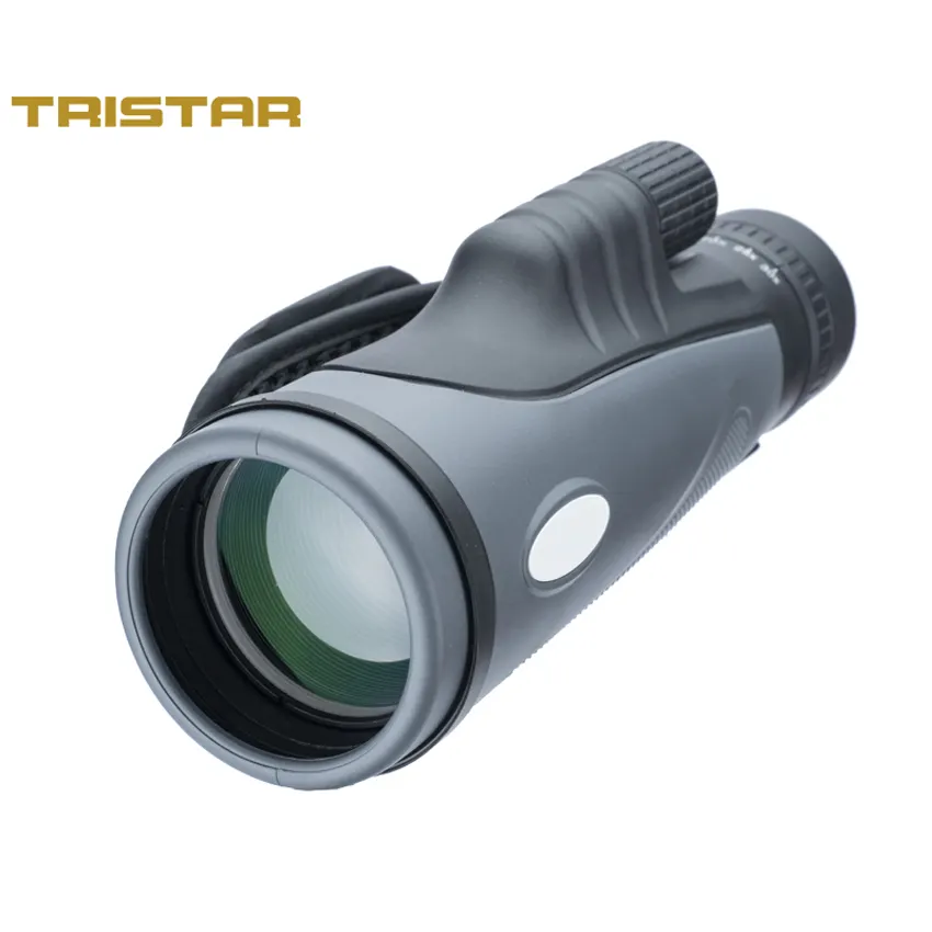 TRISTAR 10-30x50 büyük objektif lens HD Zoom monoküler akıllı telefon adaptörü ile yüksek güç çok kaplamalı