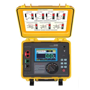 Wrindu RD3215E verwendet für große Kapazität Hochspannungs-Elektroausrüstung Dämm-Widerstand-Testmeter 5 Kv