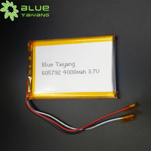 Azul Taiyang 3,7 <span class=keywords><strong>V</strong></span> 4000mAh 14.8wh batería recargable 4000mAh 605792 batería de iones de litio de polímero - Product Image 1