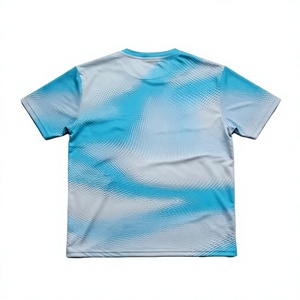 เสื้อยืดผู้ชายแขนสั้นลายจุดไล่สี แห้งเร็ว ทรงปกติ คอกลม ผ้าถักโพลีเอสเตอร์ สวมใส่สบาย เหมาะสำหรับเล่นกีฬา - Product Image 3