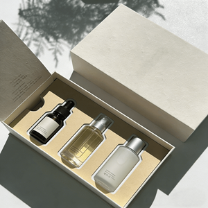 Boîte de luxe personnalisée avec couvercle et base pour l'emballage d'huiles corporelles et capillaires, en carton rigide avec insert EVA découpé, vente en gros - Product Image 2